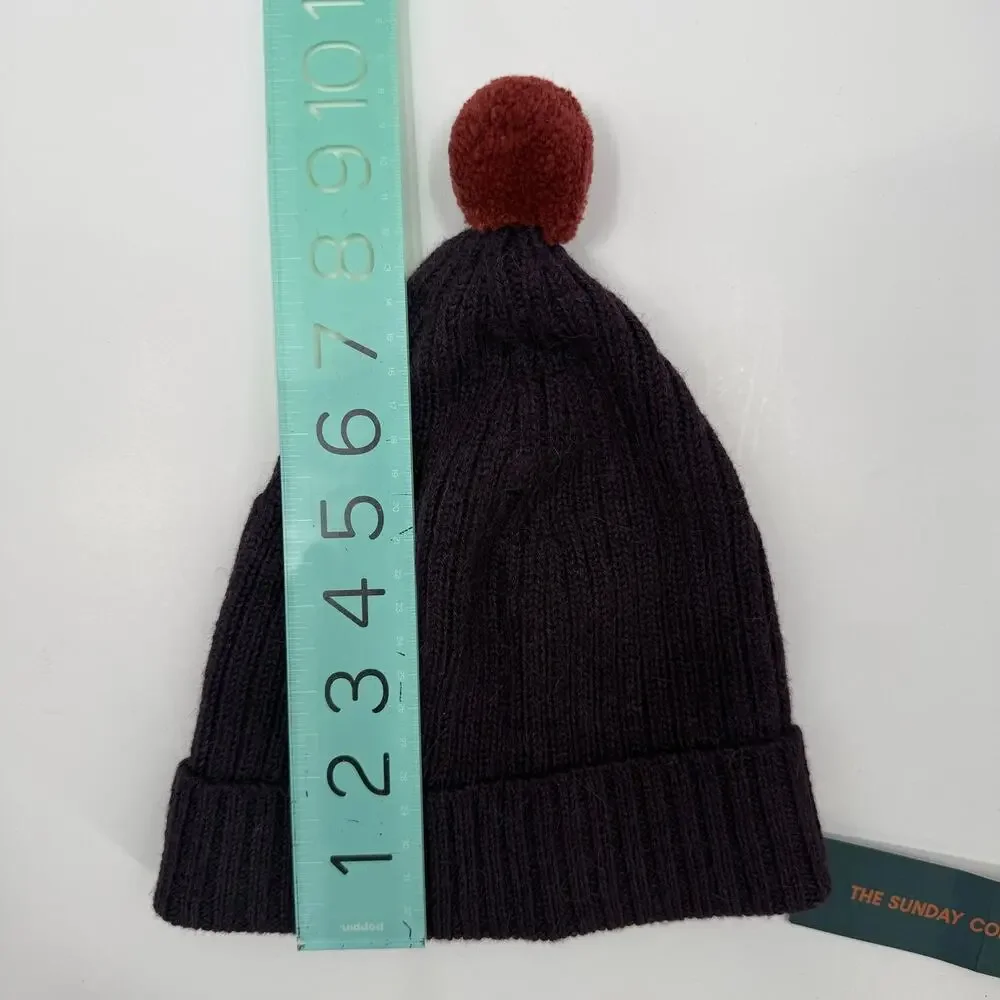 The Sunday Collective Beanie Hat One Size Toddler/Kids Unisex 100% Alpaca NWT